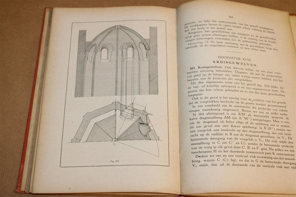 Steenconstructieleer — Metselwerk en Gewelven 1919, Antiek, Ophalen of Verzenden, Gelezen
