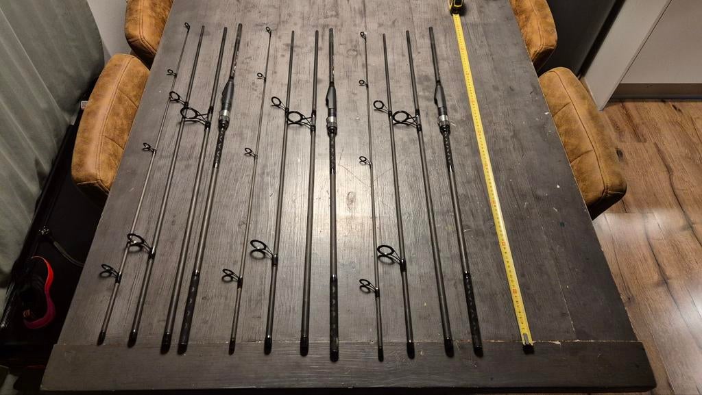 3 x NGT Dynamic Travel Carp 11ft reishengel 4-delig, Ophalen, Werphengel
