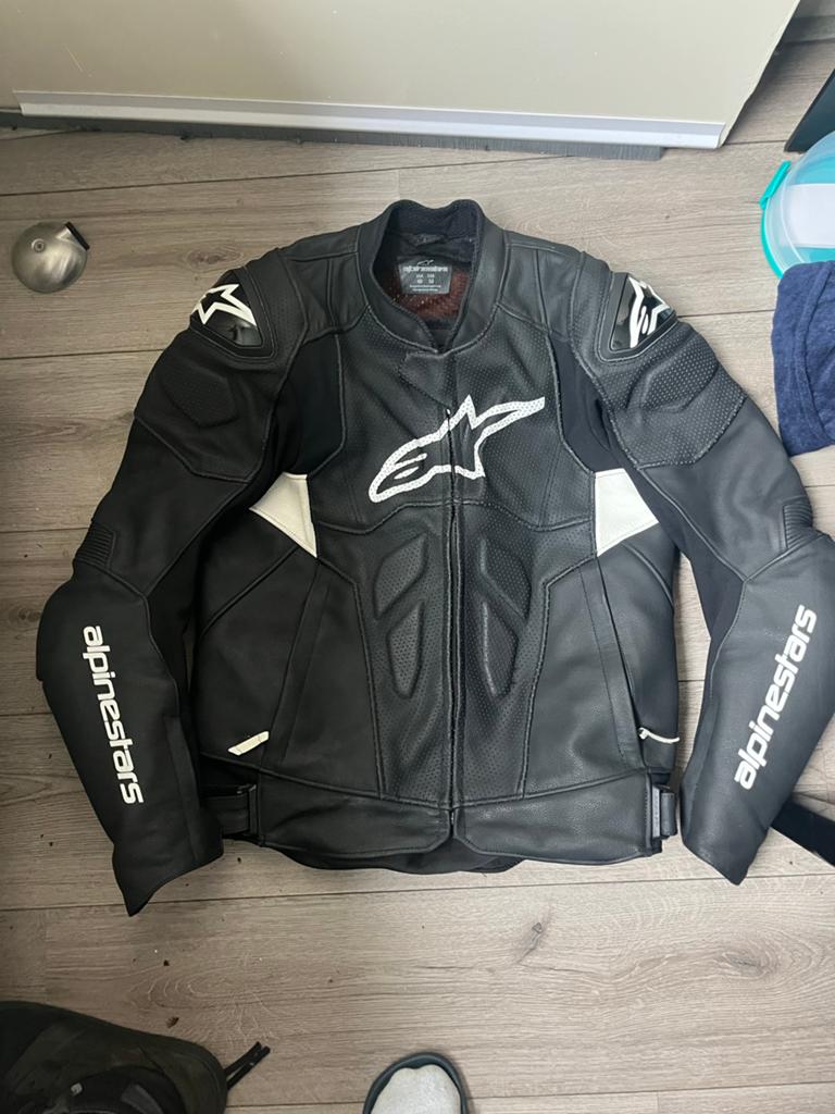 Alpinestars Dusk Airflow - Maat 50 (EUR), Motoren, Kleding | Motorkleding, Ophalen of Verzenden, Tweedehands, Heren, Jas | leer