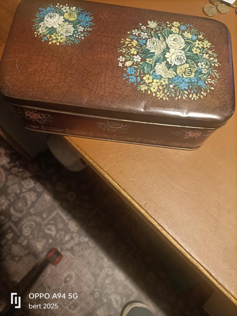 Vintage voorraadblikken - Set van 3, Verzamelen, Blikken, Gebruikt, Overige, Overige merken, Ophalen of Verzenden