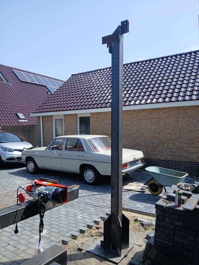 Nieuwe 4x6 kokermast en bok, Telecommunicatie, Antennes en Masten, Ophalen of Verzenden, Nieuw, Antenne
