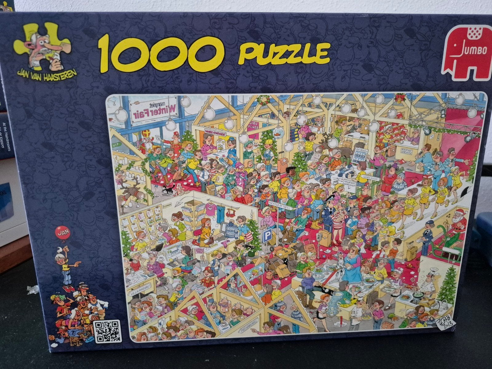 Jan van Haasteren Winterfair Puzzel 1000 stukjes, Ophalen, 500 t/m 1500 stukjes, Zo goed als nieuw, Legpuzzel