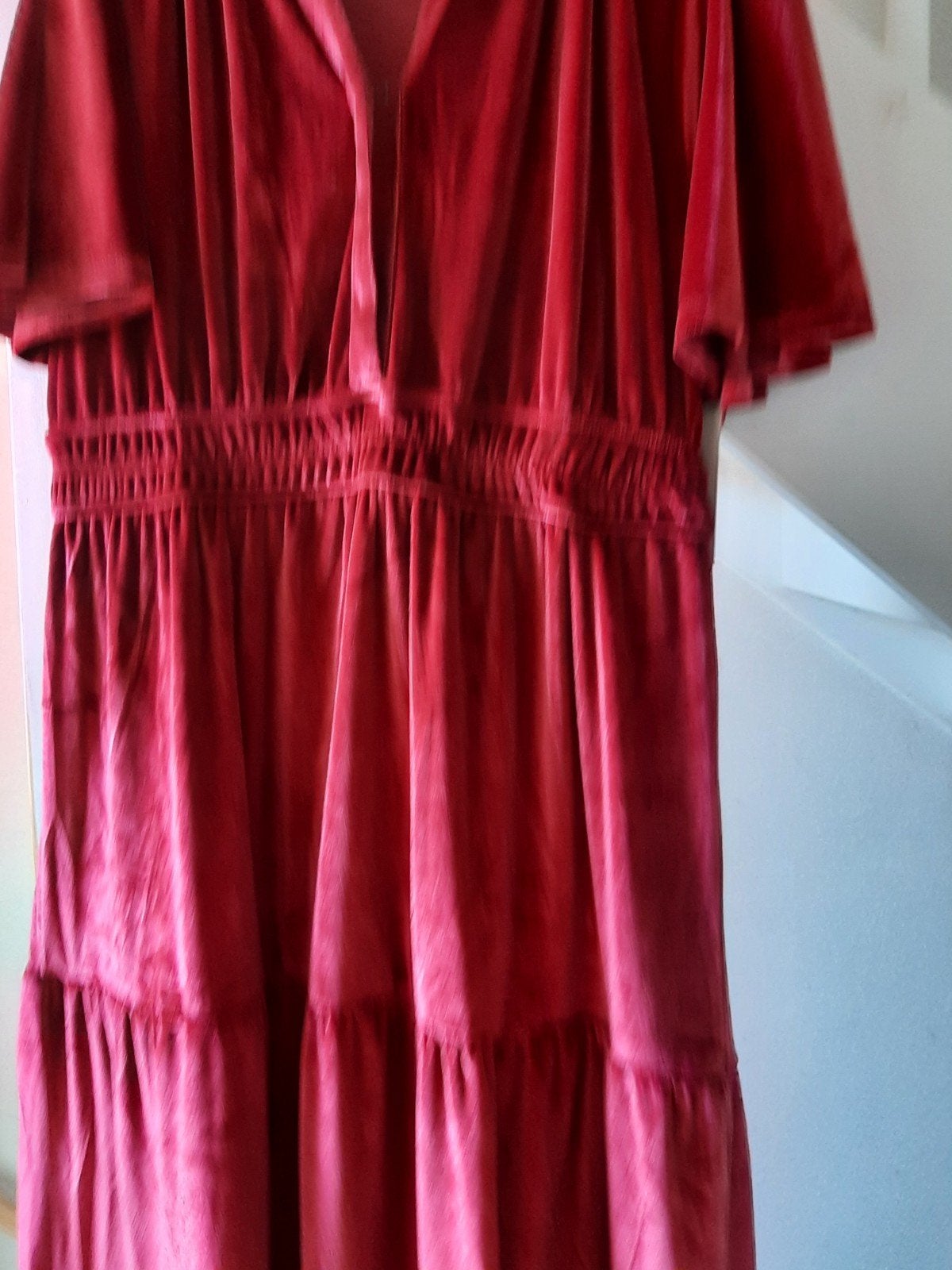 Harlow & Rose fluwelen maxi jurk, maat XL, Kleding | Dames, Jurken, Harlow & Rose, Maat 46/48 (XL) of groter, Nieuw, Ophalen of Verzenden