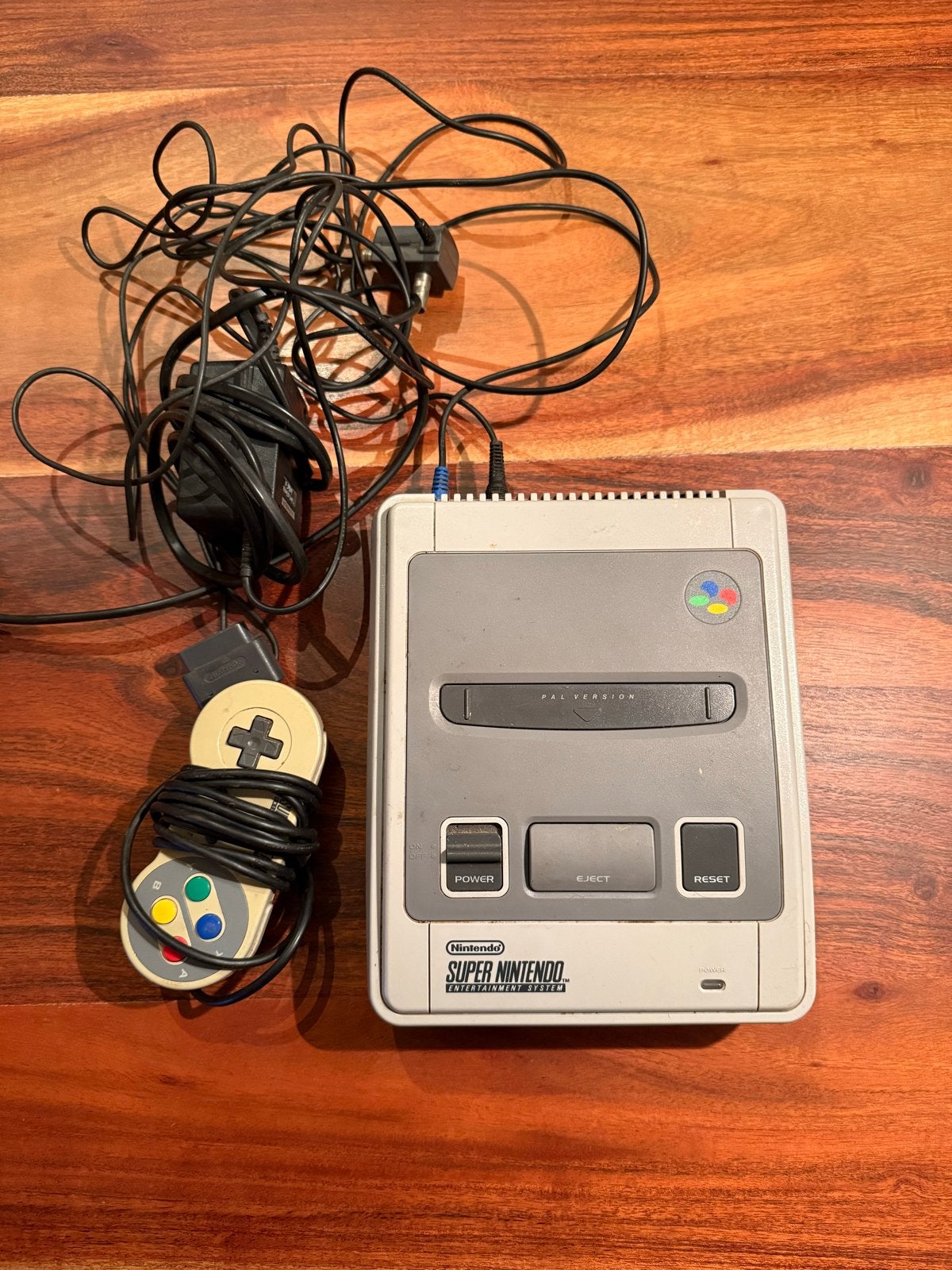 Oude Super Nintendo (SNES) met 4 klassieke spellen, Ophalen, Gebruikt, Met 1 controller, Met games