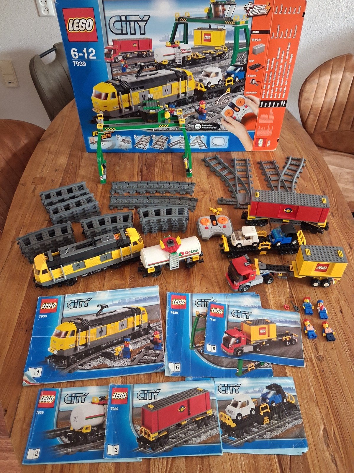 Lego City Vrachttrein 7939 met afstandsbediening, Lego, Ophalen of Verzenden, Inclusief instructies, Complete set
