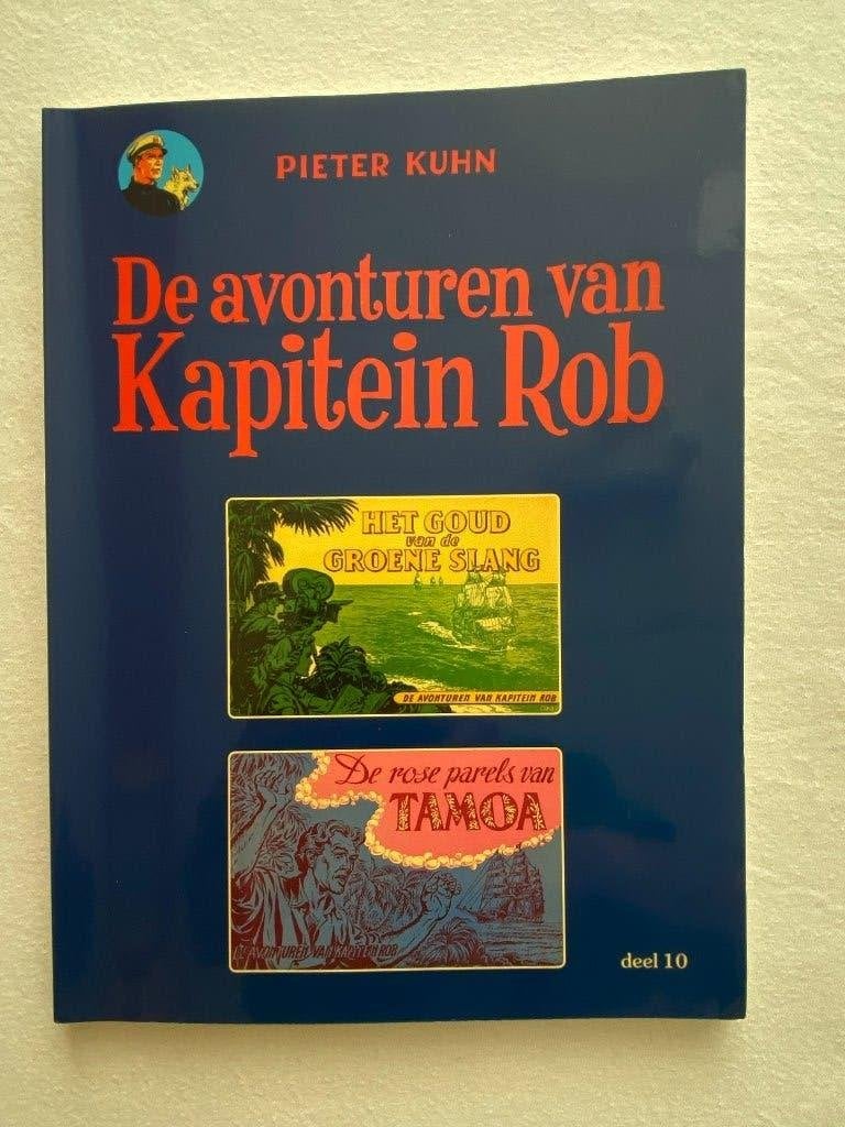 Kapitein Rob. Stripboek in Zwart-Wit. Deel 10. 2 verhalen., Gelezen, Eén stripboek, Ophalen of Verzenden, Pieter Kuhn