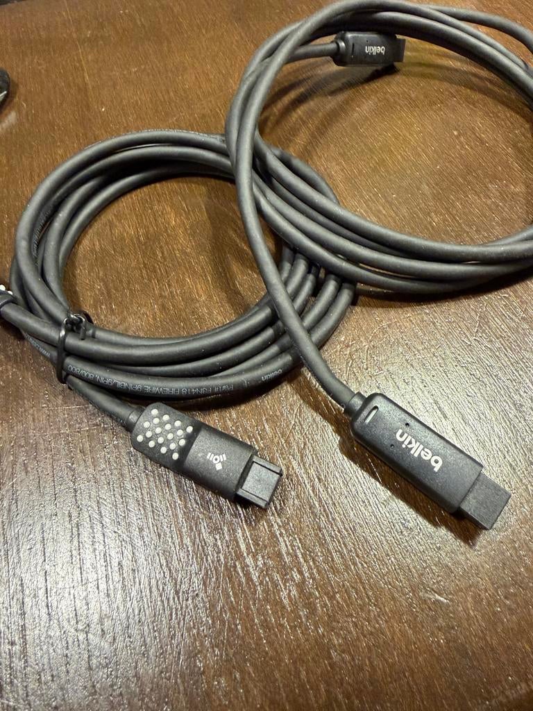 Firewire 400 en 800 kabels, Ophalen of Verzenden, Zo goed als nieuw