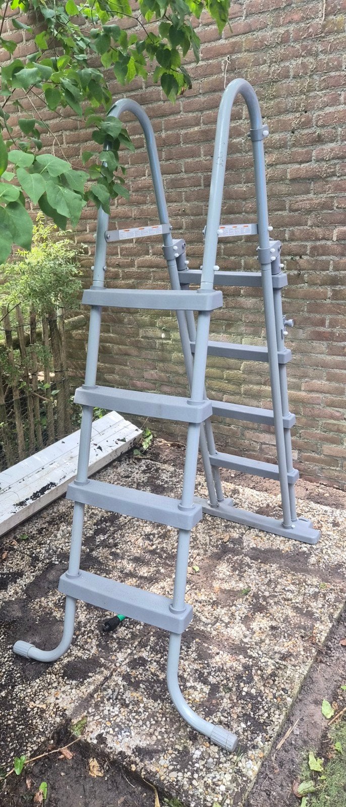 Zwembadtrap voor opzetzwembad, Tuin en Terras, Zwembaden, Ophalen, Gebruikt, Opzetzwembad, 80 tot 120 cm