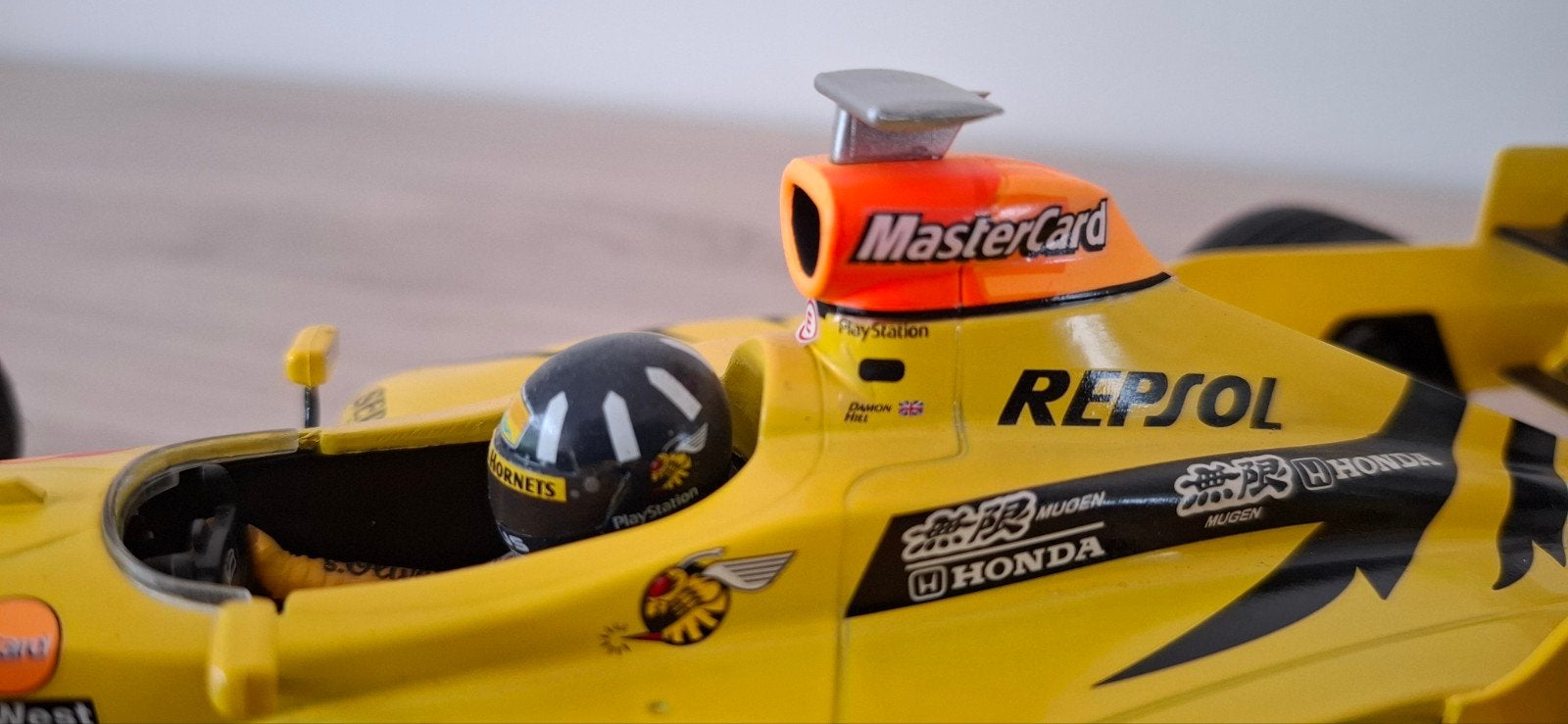 Minichamps 1:18 Jordan Mugen Honda 198, Hobby en Vrije tijd, Modelauto's | 1:18, Ophalen of Verzenden, Zo goed als nieuw, MiniChamps