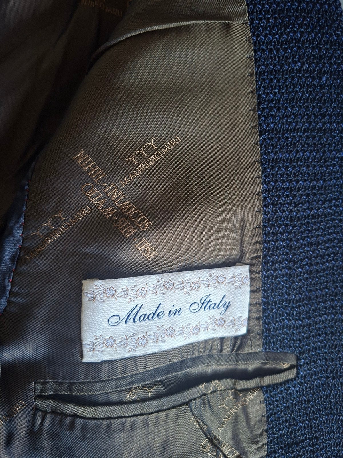 Maurizio Miri Colbert - Stijlvolle Heren Blazer, Ophalen of Verzenden, Maat 48/50 (M), Blauw, Maurizio Miri