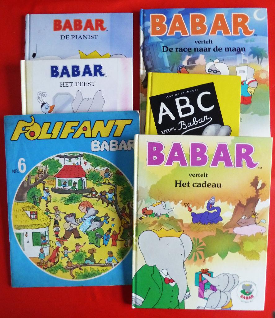 Babar 6 boekjes, Ophalen of Verzenden, Gelezen, Fictie algemeen