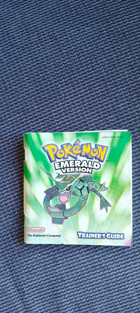 Pokémon Emerald Handleiding, Avontuur en Actie, 1 speler, Ophalen of Verzenden, Zo goed als nieuw