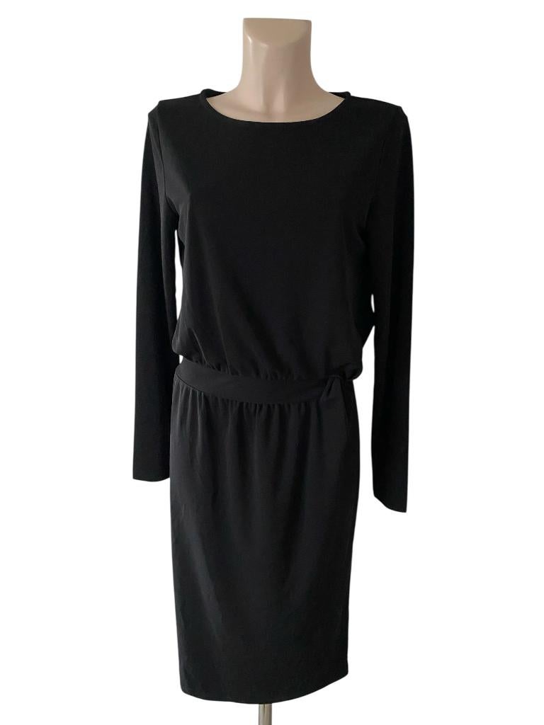 Gestuz jurk M, Kleding | Dames, Jurken, Zo goed als nieuw, Maat 38/40 (M), Zwart, Onder de knie, Ophalen of Verzenden