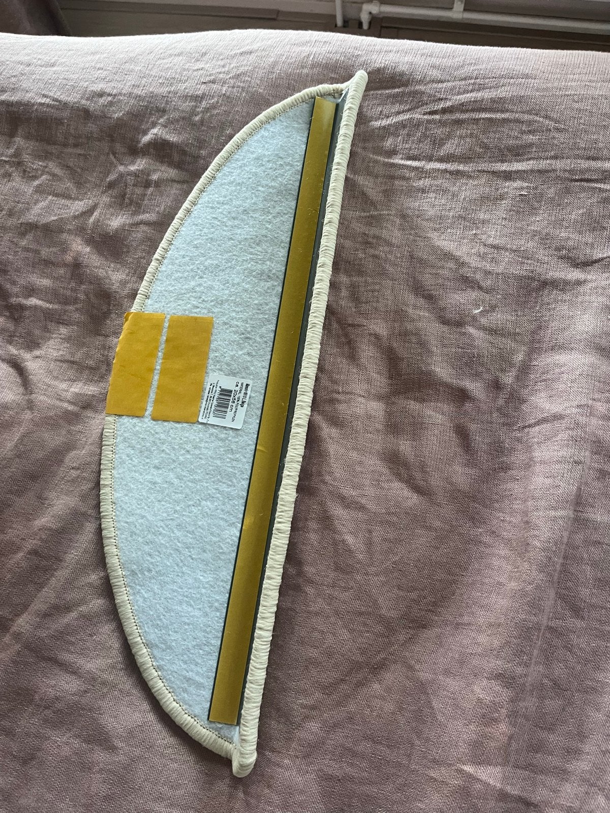 11x Halfronde Traptreden Tapijt - Beige/Crème, Huis en Inrichting, Ophalen, Minder dan 50 cm, Beige, Nieuw