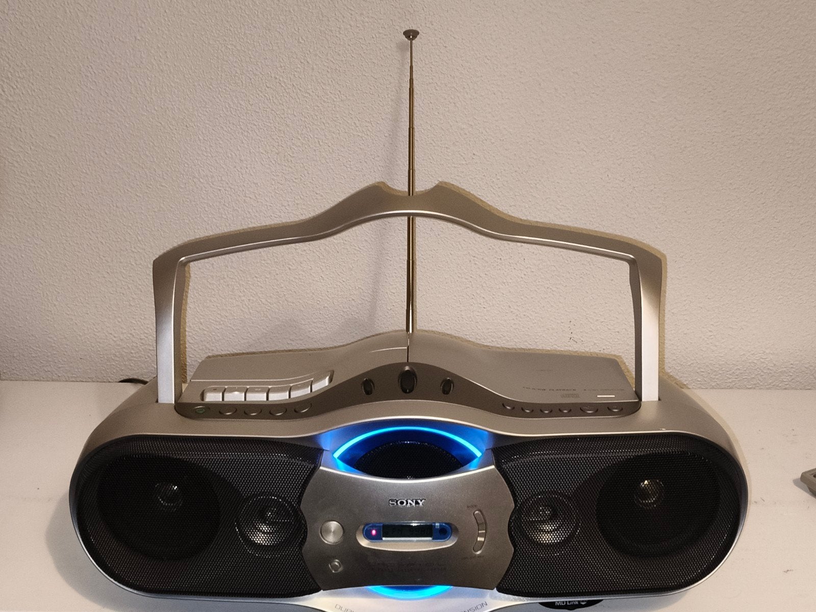 Sony CFD-F10L CD Radio Cassette-Corder met afstandsbediening, Ophalen of Verzenden, Gebruikt, Radio, Met cd-speler