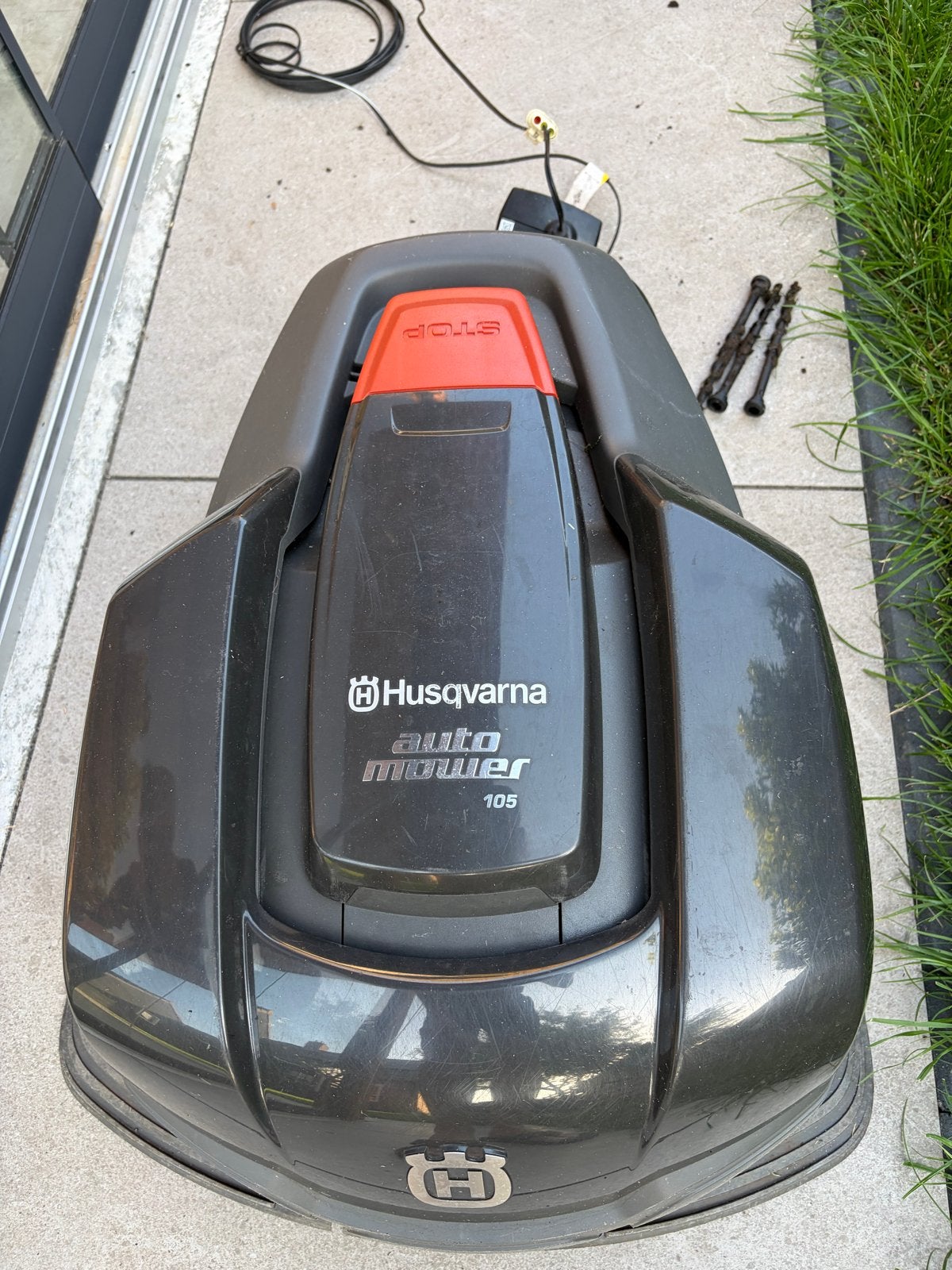 Husqvarna Automower 105 Robotmaaier, Ophalen, Gebruikt, Accu-grasmaaier