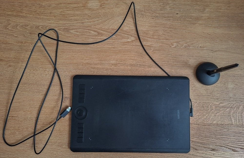 Wacom Intuos Pro Medium tekentablet  – PTH-660, Multi-touch, Ophalen of Verzenden, Zo goed als nieuw, Wacom Intuos