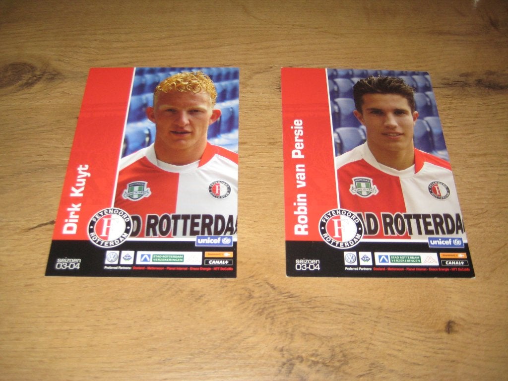 spelerskaarten feyenoord rotterdam seizoen 2003-2004, Ophalen of Verzenden, Zo goed als nieuw, Feyenoord, Spelerskaart