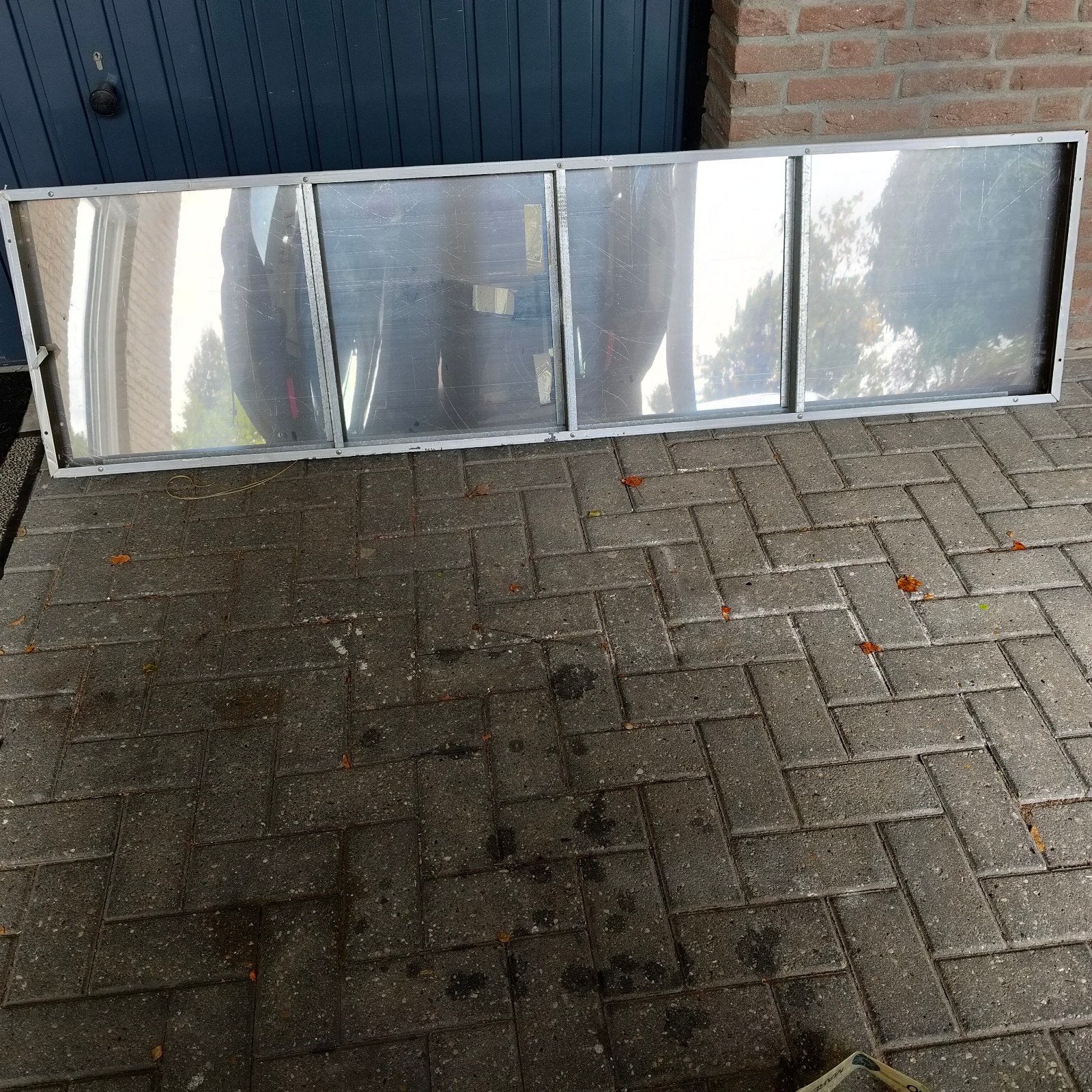 Nieuw RVS Werkblad - 207x52x6 cm - Verstevigd, Ophalen, Overige typen, Metaal, Nieuw