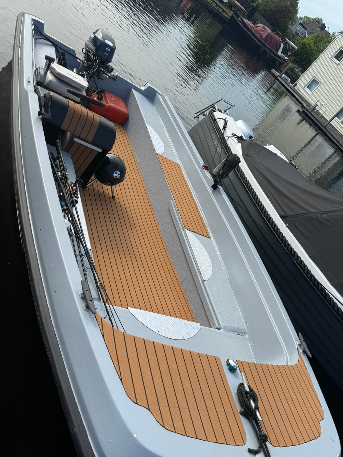 Mooie boot 15pk 4takt, Ophalen, Zo goed als nieuw, Motor en Techniek, Motorboot