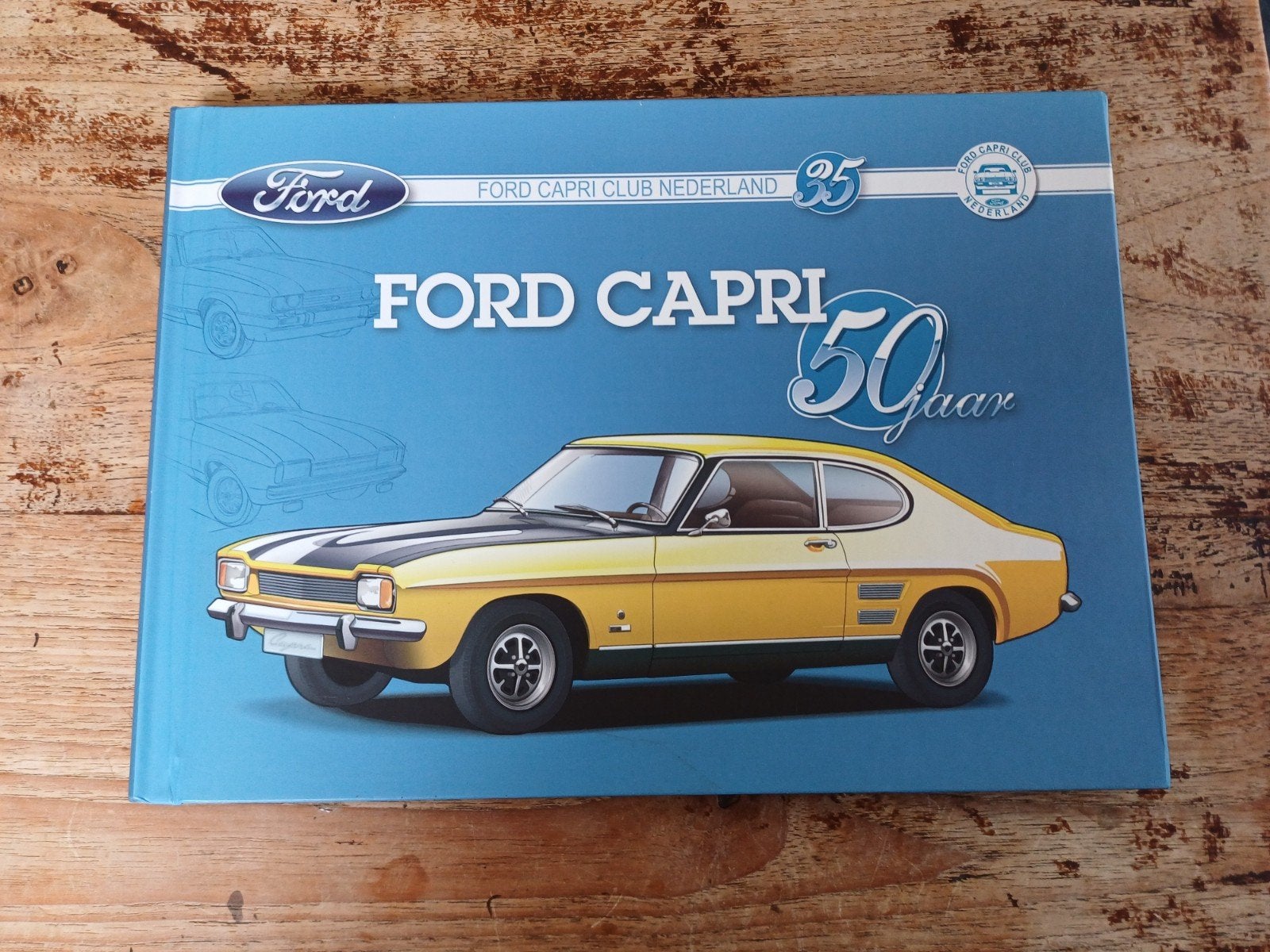 Boek Ford Capri 50 jaar - Jubileumuitgave, Boeken, Ophalen of Verzenden, Zo goed als nieuw, Ford, Diverse auteurs