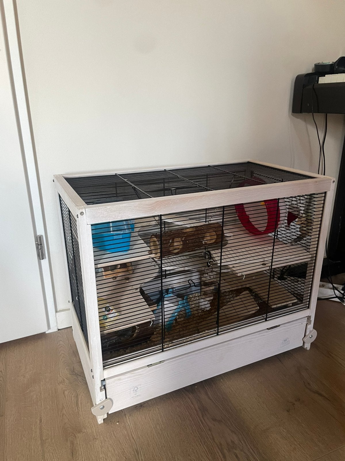 Ferplast hamsterkooi hamsterville inclusief accessoires, Kooi, Minder dan 75 cm, Zo goed als nieuw, Hamster