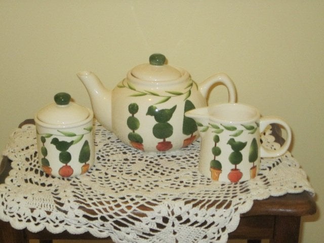 theepot melkkan suikerpot buxes, Overige typen, Nieuw, Ophalen of Verzenden, Overige stijlen