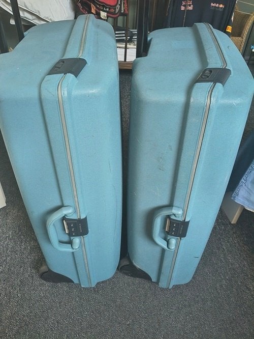 Koffers Samsonite, Sieraden, Tassen en Uiterlijk, Koffers, Gebruikt, Hard kunststof, 70 cm of meer, 55 cm of meer