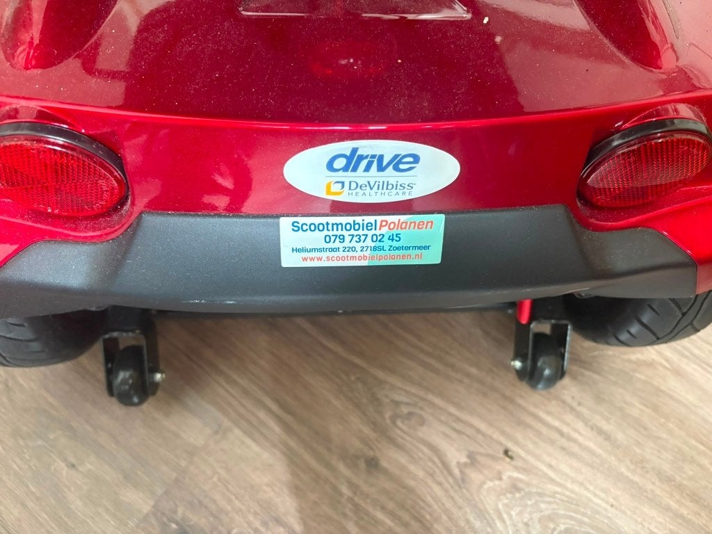 scootmobiel Drive Crow (rood) 4 wiel, Ophalen, 10 km/u of minder, Drive, 16 t/m 25 km
