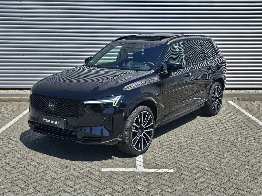Volvo XC90 T8 AWD Ultra Black Edition | Luchtvering | Massag, Auto's, Volvo, 12 maanden, Gebruikt, Zwart, 4 cilinders