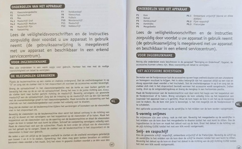 keukenmachine Tefal Masterchef grande, 4 liter of meer, Ophalen, Zo goed als nieuw, 3 snelheden of meer