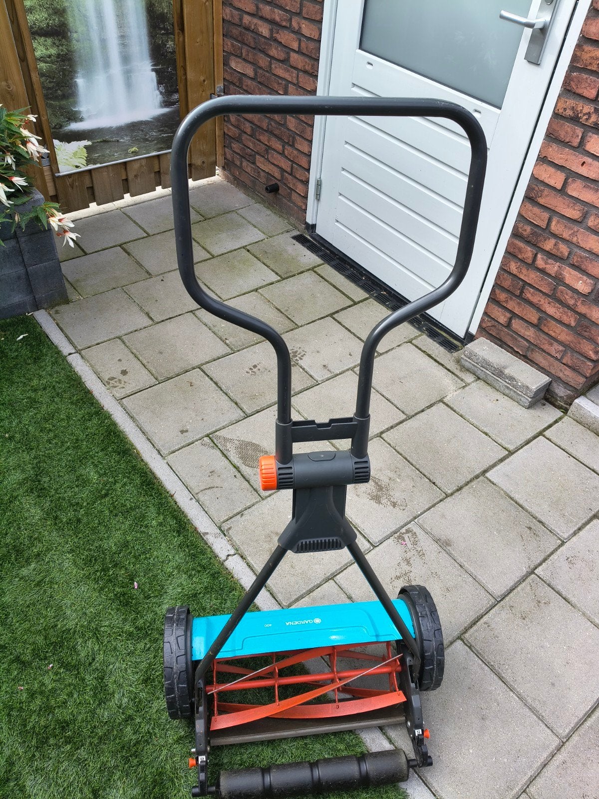 Gardena 400 grasmaaier, Ophalen, Handgrasmaaier, Zo goed als nieuw, 40 t/m 49 cm