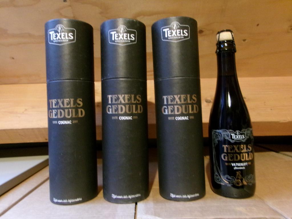 TEXELS Geduld vatgerijpt barrel aged set, Verzamelen, Biermerken, Ophalen of Verzenden, Nieuw, Flesje(s), Overige merken