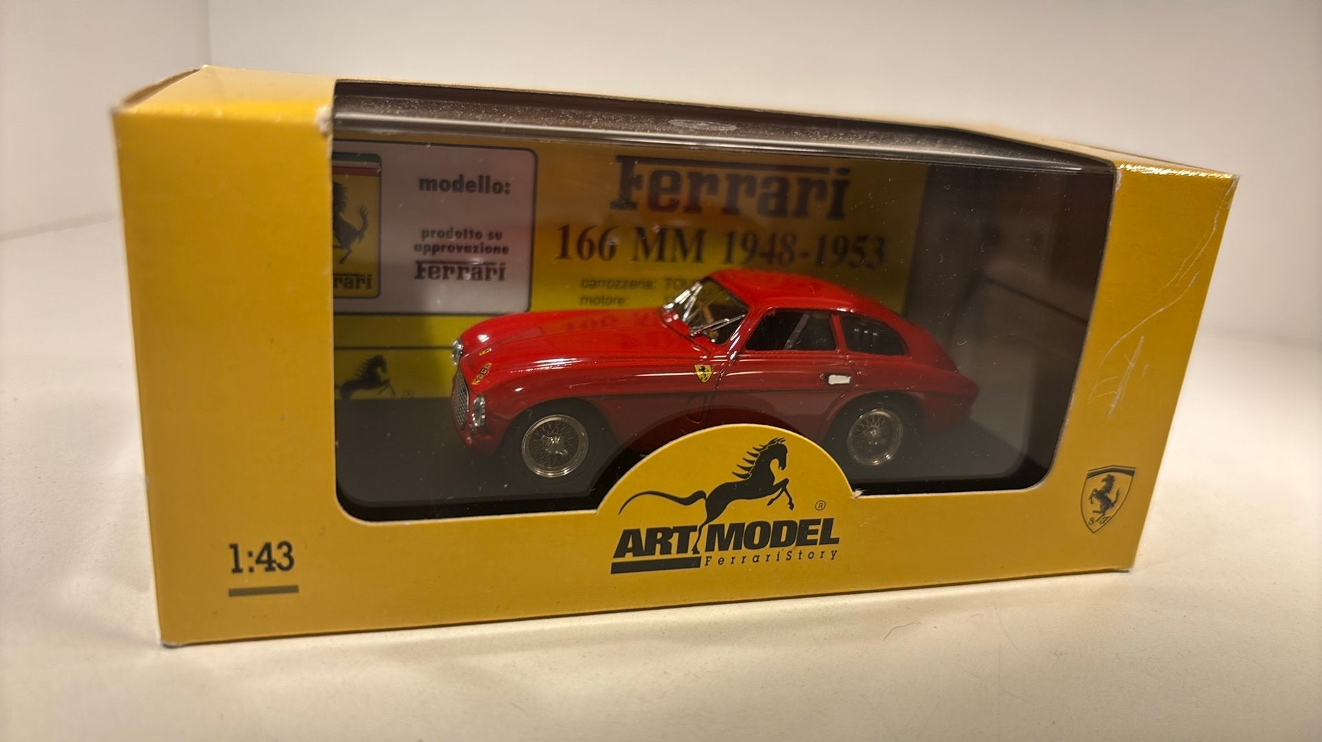 Ferrari 166 mm art model 1.43, Overige merken, Auto, Ophalen of Verzenden, A