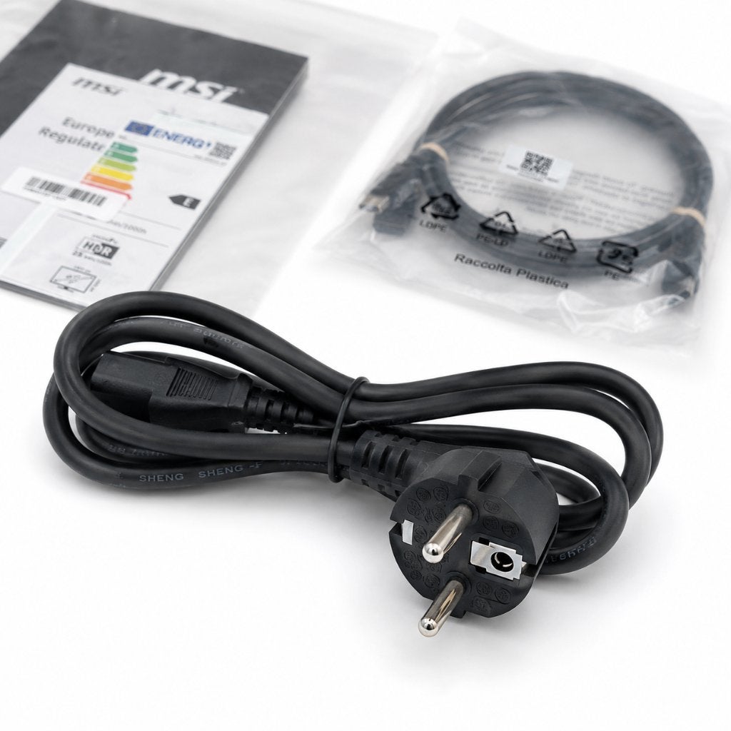 MSI PRO MP271A E2 Acc. set – HDMI-kabel en Voedingskabel, Computers en Software, IPS, ., Nieuw, Full HD