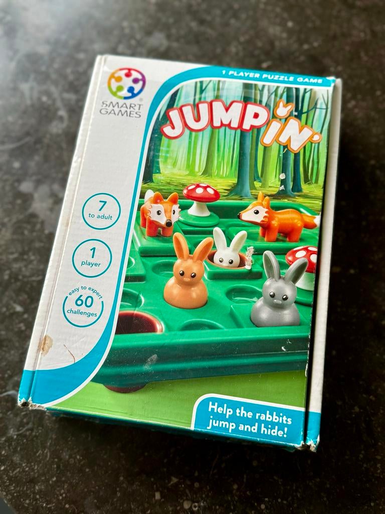 Compleet! Smart Games Jump In, Ophalen of Verzenden, Minder dan 500 stukjes, Gebruikt, Overige typen