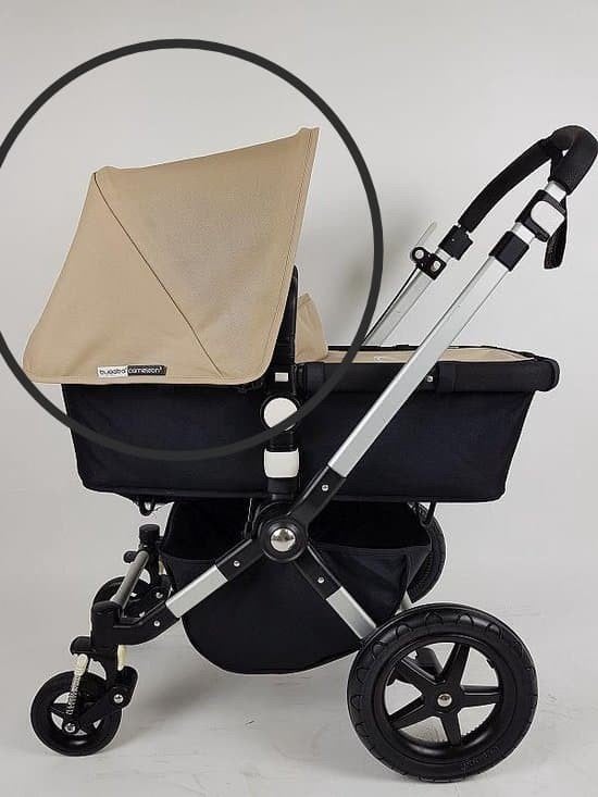 bugaboo cameleon bekleding/kap beige/bruin/zand, Ophalen, Zo goed als nieuw, Bugaboo