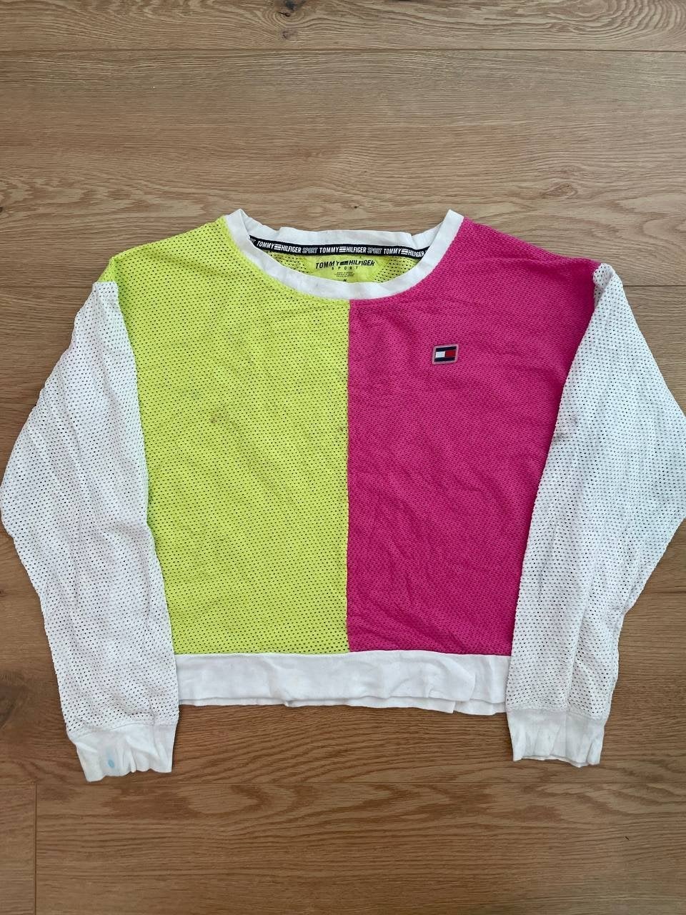 Tommy Hilfiger Sport Trui Maat M - Neon Llerena, Maat 38/40 (M), Meerkleurig, Tommy Hilfiger Sport, Ophalen of Verzenden