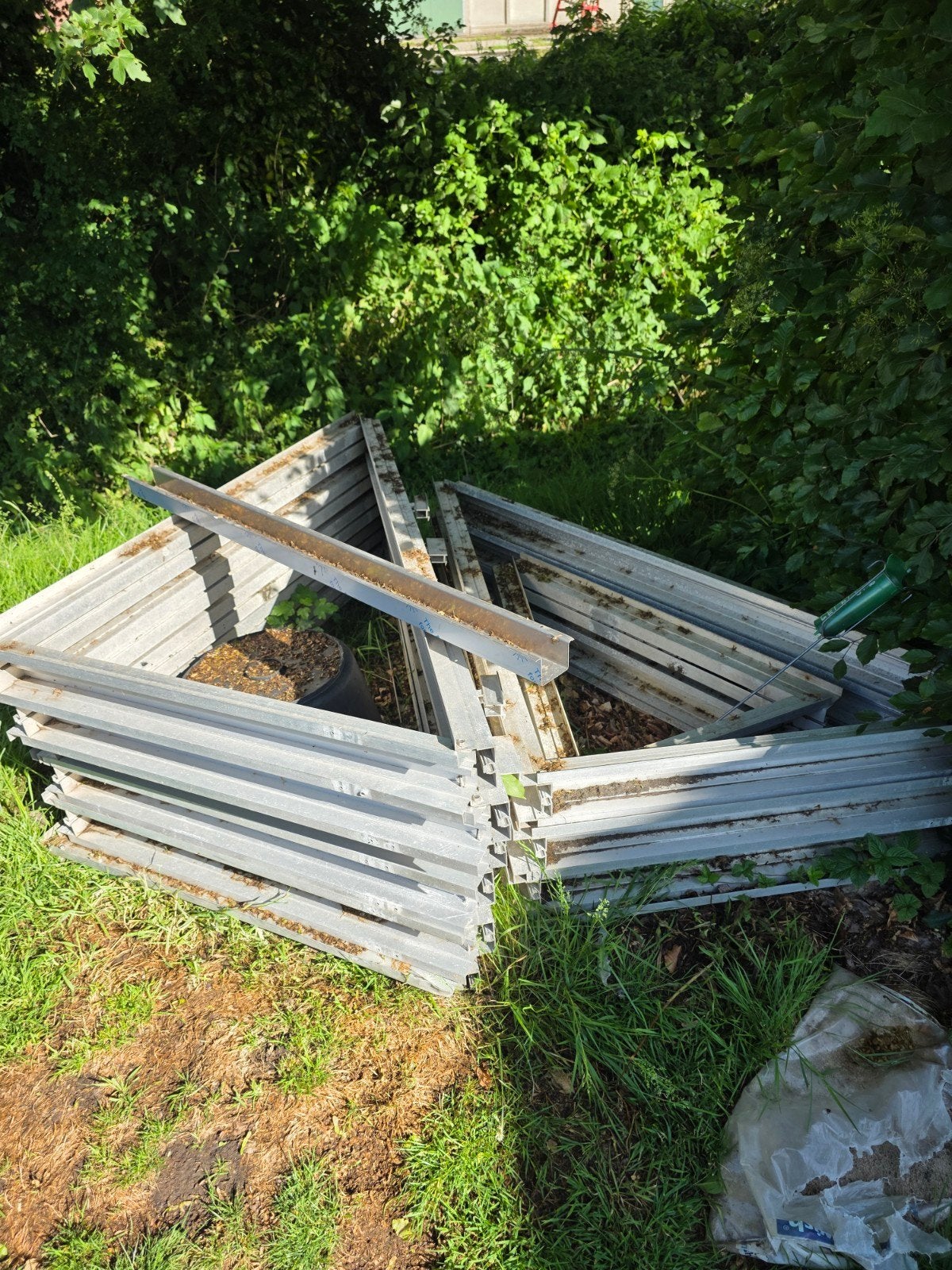 Oude zonnepaneel steunen Aluminium, Ophalen of Verzenden