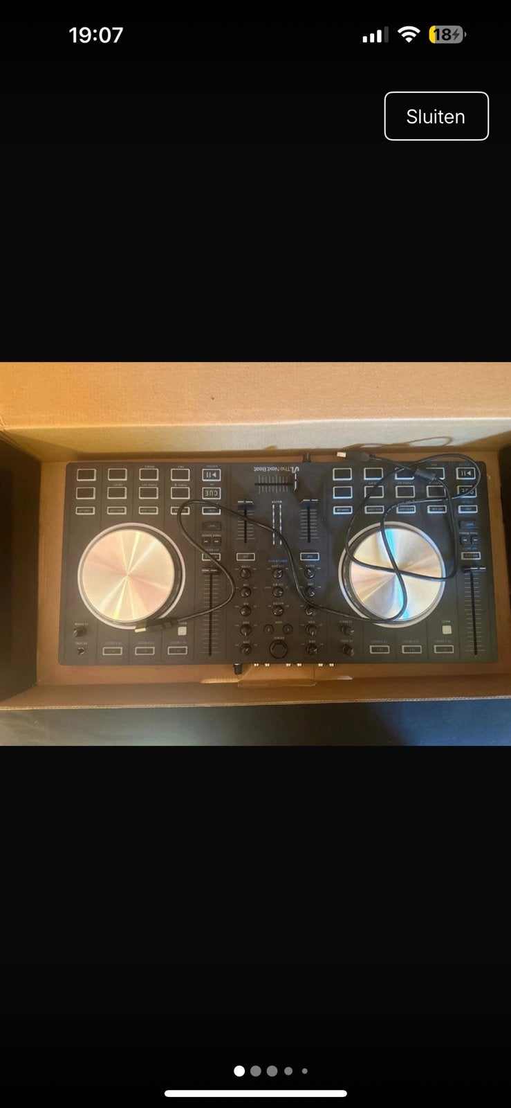 DJ SET THE NEXT BEAT TIËSTO, Ophalen of Verzenden, Zo goed als nieuw, Overige merken