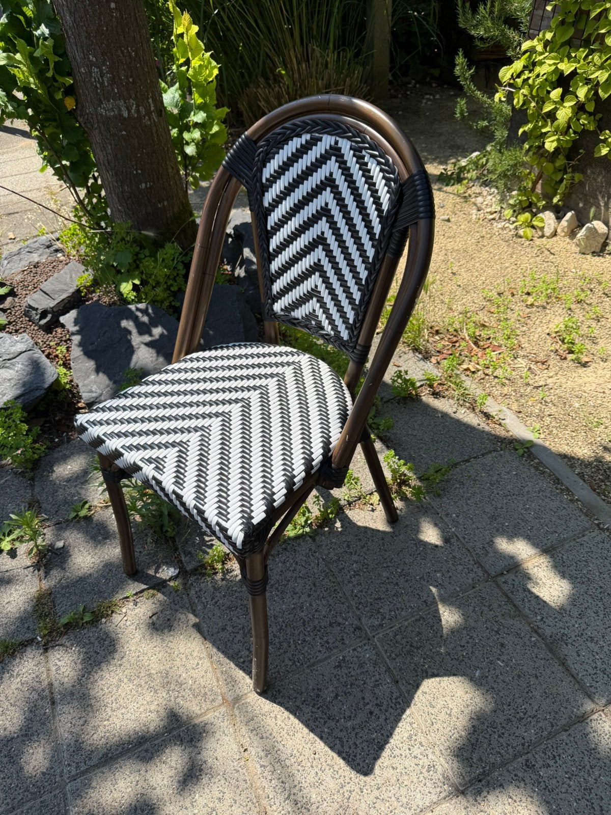 Leuke sterke lichtgewicht tuinstoel ., Ophalen, Zo goed als nieuw, Aluminium