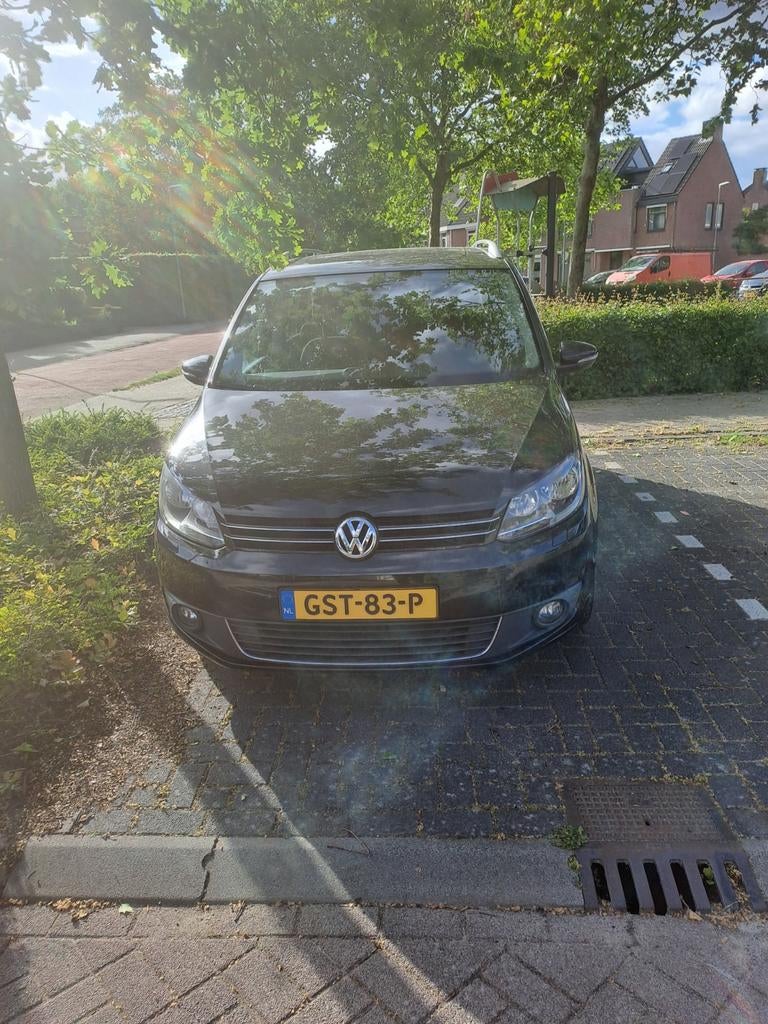 Te koop volkswagen touran 1.4 tsi, Auto's, Voorwielaandrijving, Stof, 4 cilinders, Zwart