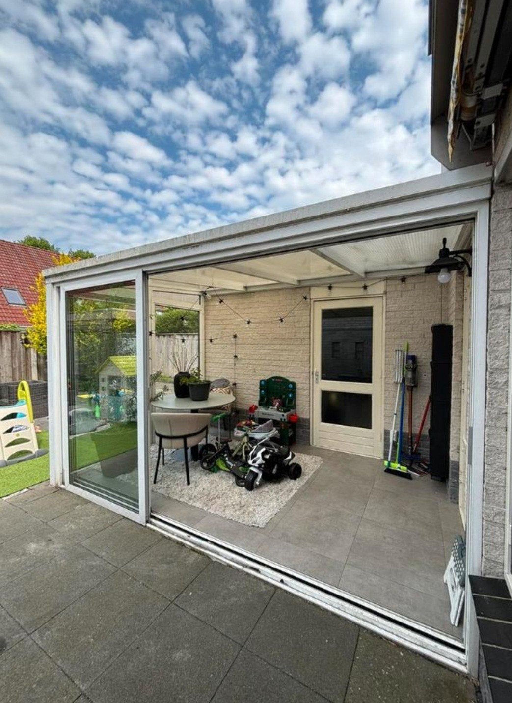 Glazen kamer / Serre - Gedemonteerd en klaar voor ophalen, Gebruikt, Overige typen, Dubbelglas, 160 cm of meer
