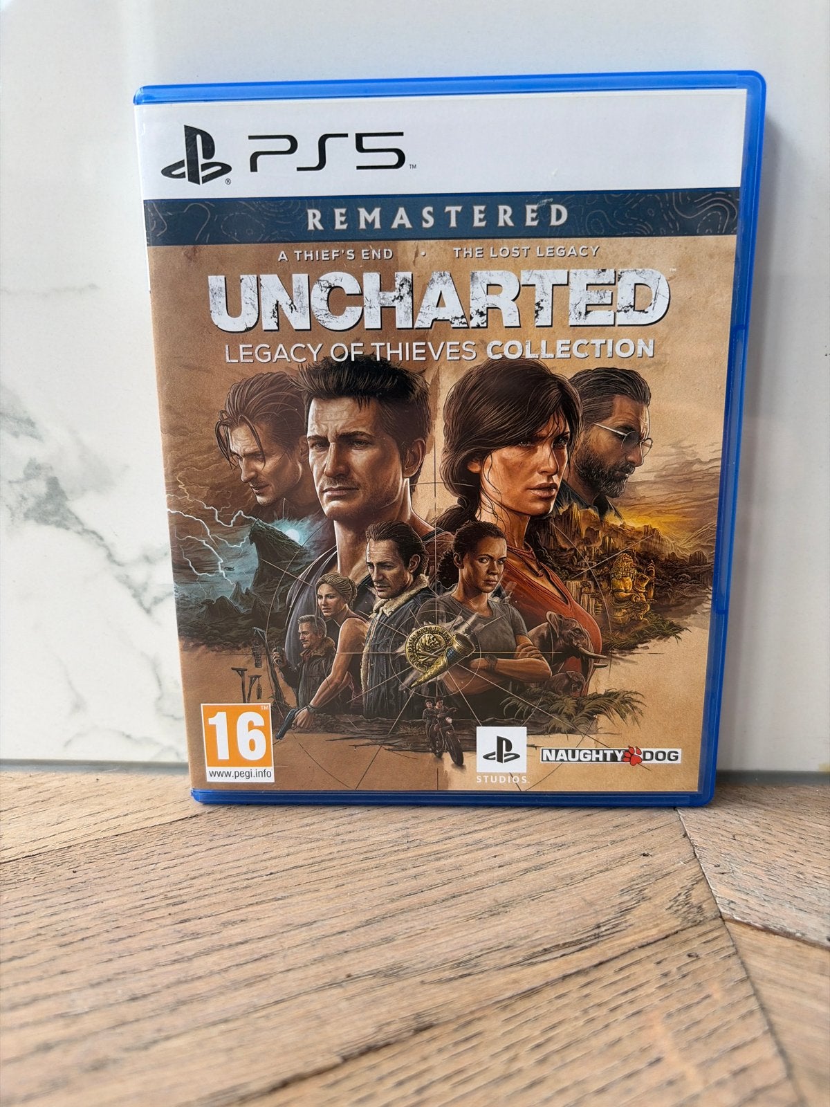 Uncharted: Legacy of Thieves Collection PS5 Remastered, Avontuur en Actie, 1 speler, Ophalen of Verzenden, Zo goed als nieuw