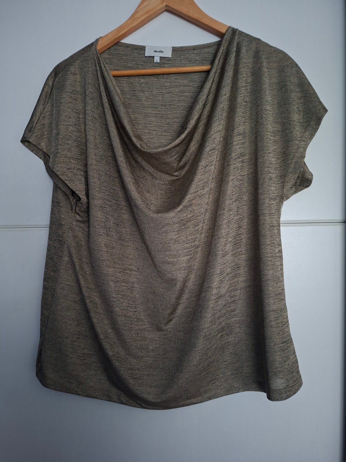 Leuke zgan top van Shoeby watervalhals maat XL, Ophalen of Verzenden, Zo goed als nieuw, Maat 46/48 (XL) of groter, Korte mouw
