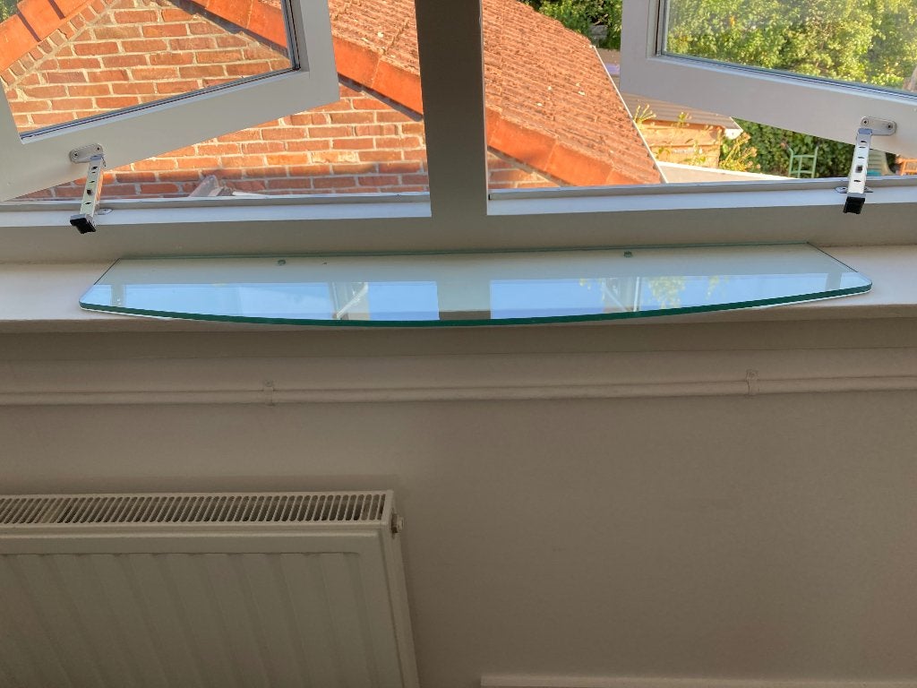 Glazen planchet, Huis en Inrichting, Ophalen, Zo goed als nieuw, Overige kleuren, Overige typen