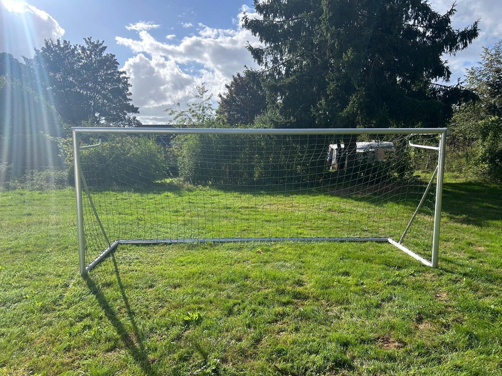 Officieel Junioren voetbalgoal, 5 bij 2 meter, Maat XS of kleiner, Ophalen, Gebruikt, Overige typen