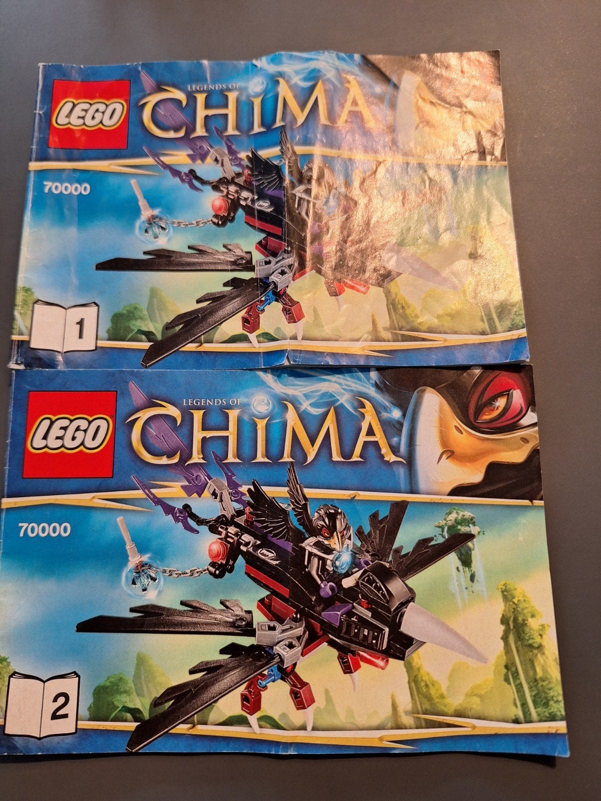 Lego Chima 70000 Laval's Royal Fighter met handleiding, Ophalen of Verzenden, Zo goed als nieuw