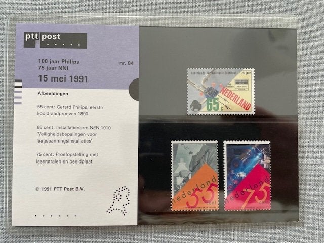 Postzegelmapje PZM84 Gecombineerde uitgifte 1991 Postfris, Ophalen of Verzenden, Postfris, Overige thema's
