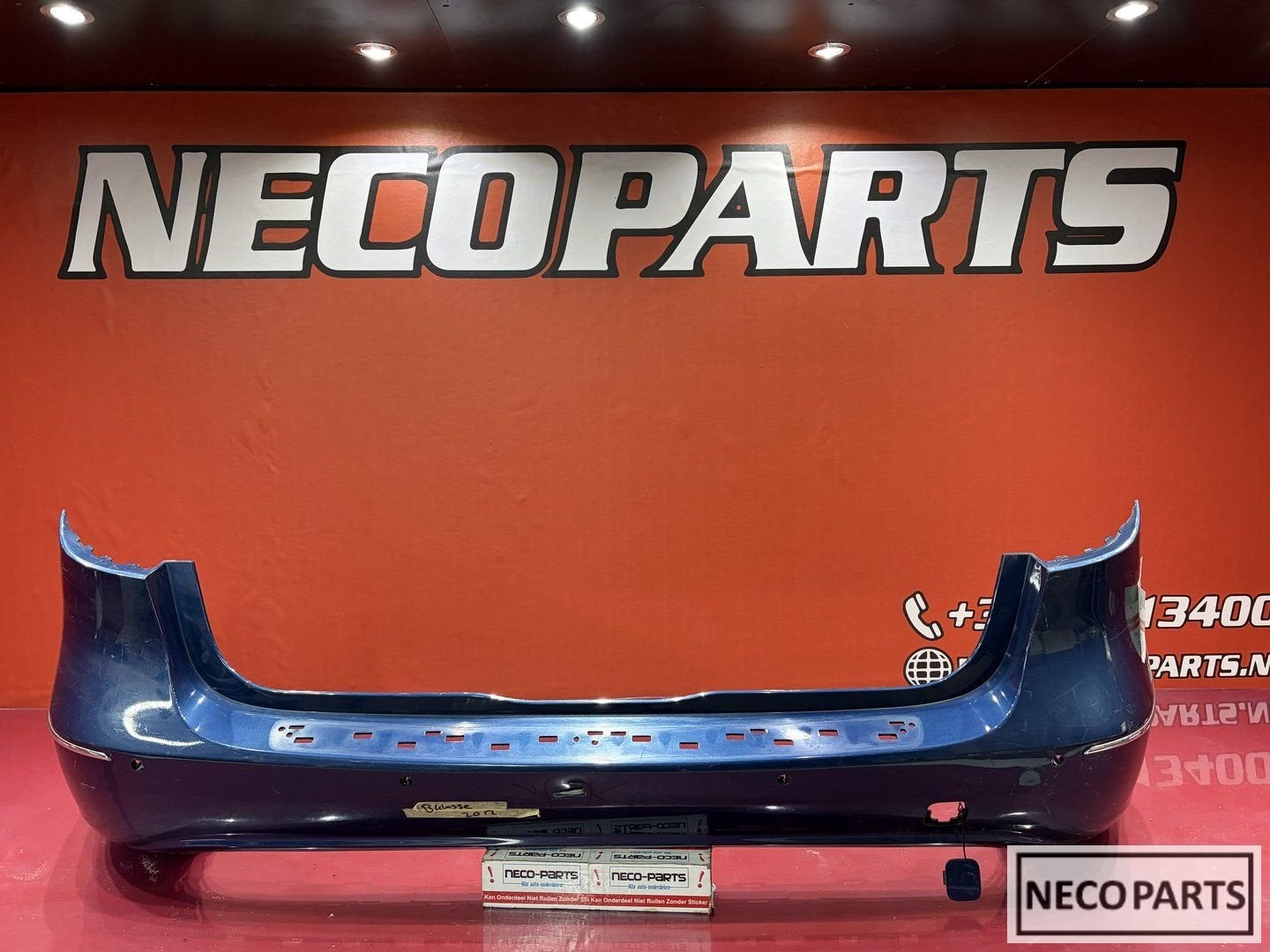MERCEDES BENZ B KLASSE W246 ACHTERBUMPER BLAUW ORIGINEEL, Gebruikt, -, Ophalen of Verzenden, Achter